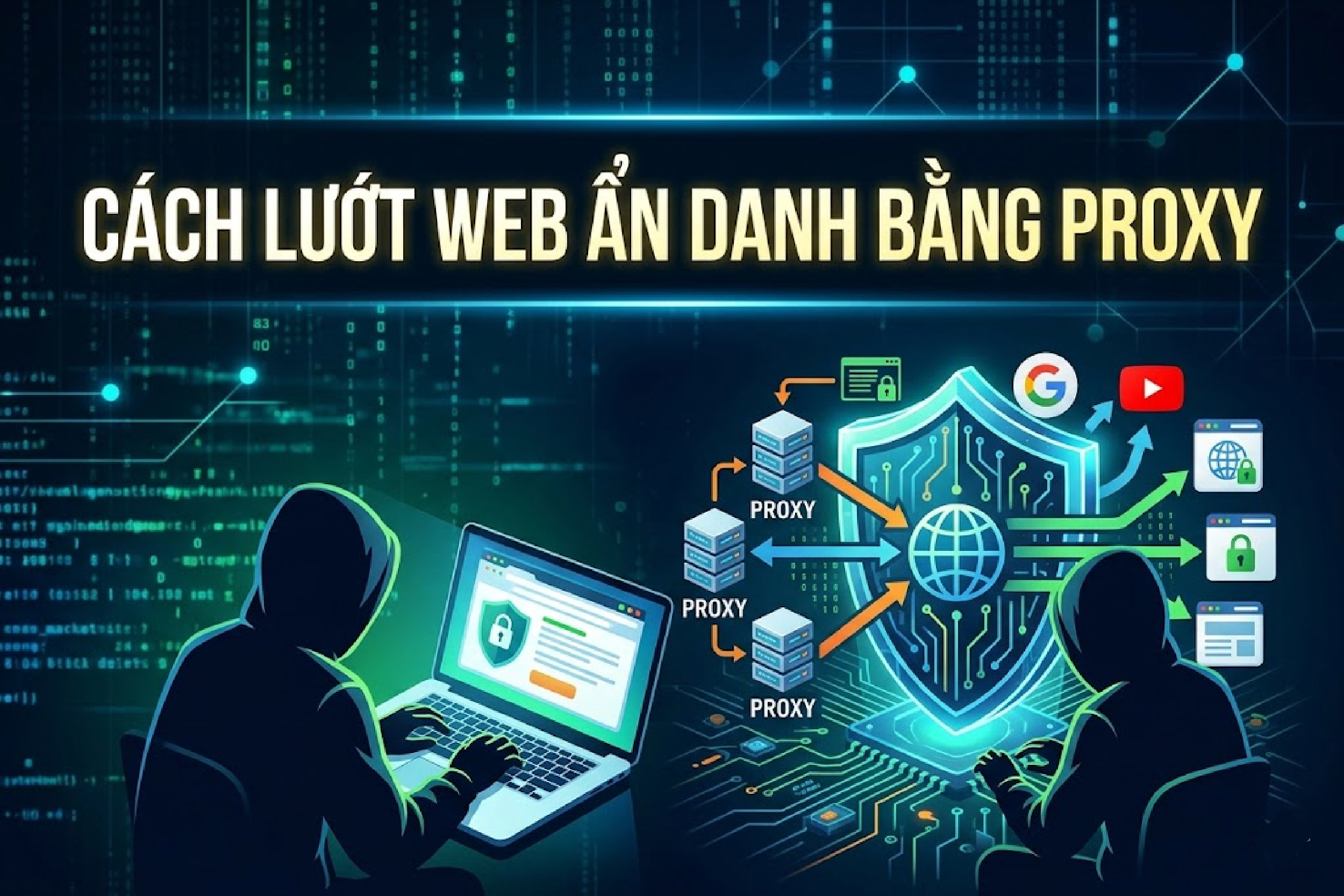 Cách lướt web ẩn danh bằng proxy bảo mật thông tin