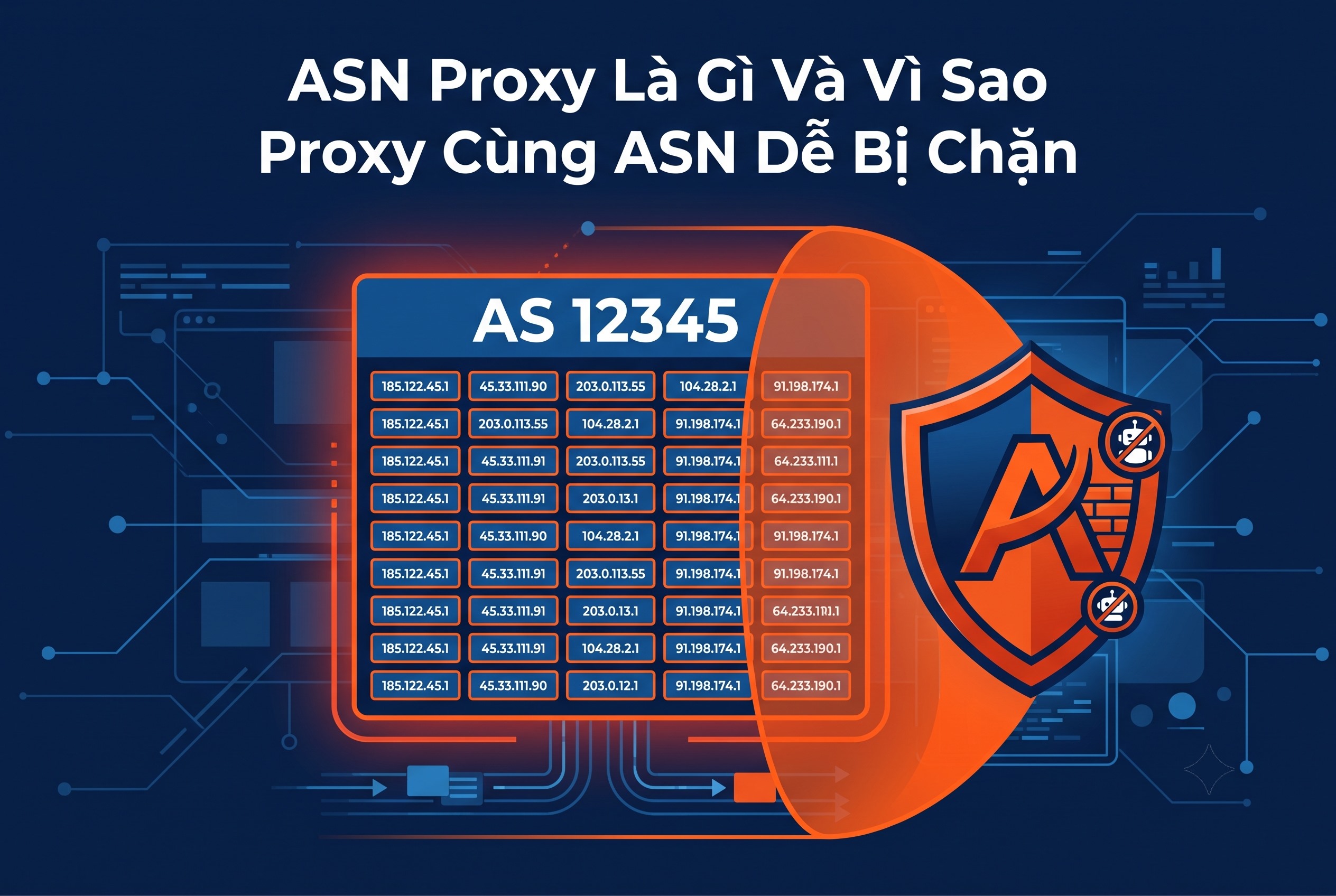 ASN Proxy Là Gì Và Vì Sao Proxy Cùng ASN Dễ Bị Chặn