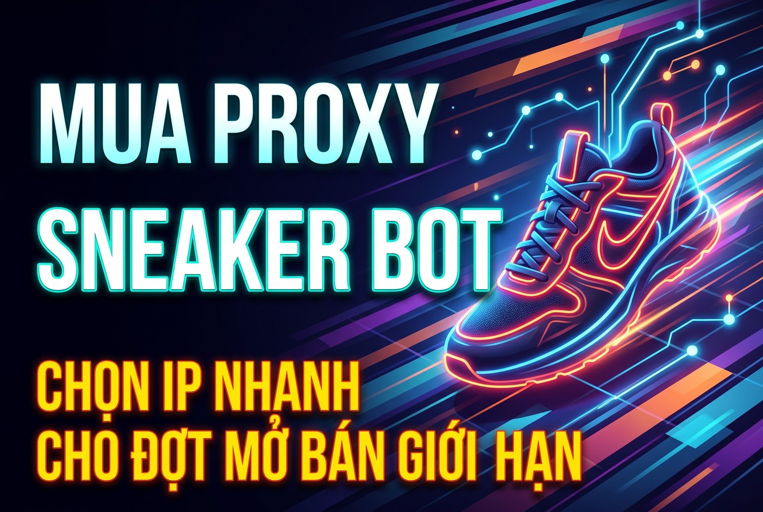 Mua Proxy Sneaker Bot: Chọn IP Nhanh Cho Đợt Mở Bán Giới Hạn