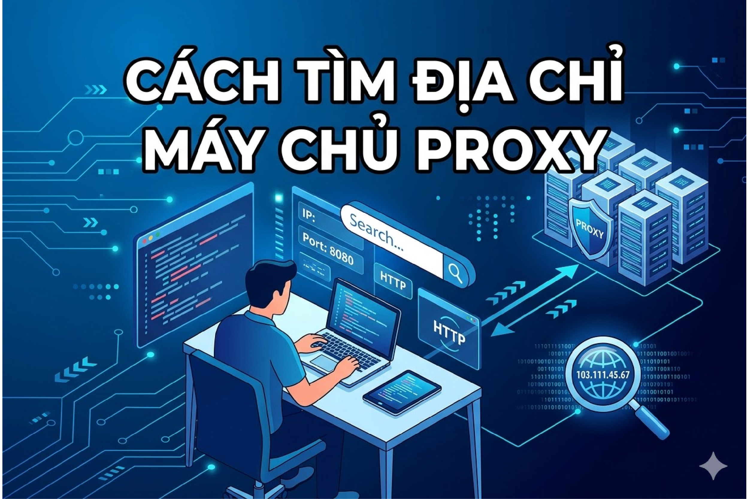 Hướng dẫn cách tìm địa chỉ máy chủ proxy đơn giản
