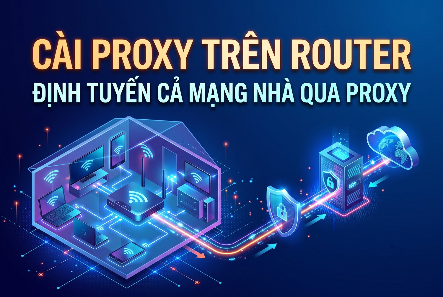 Cài Proxy Trên Router: Định Tuyến Cả Mạng Nhà Qua Proxy