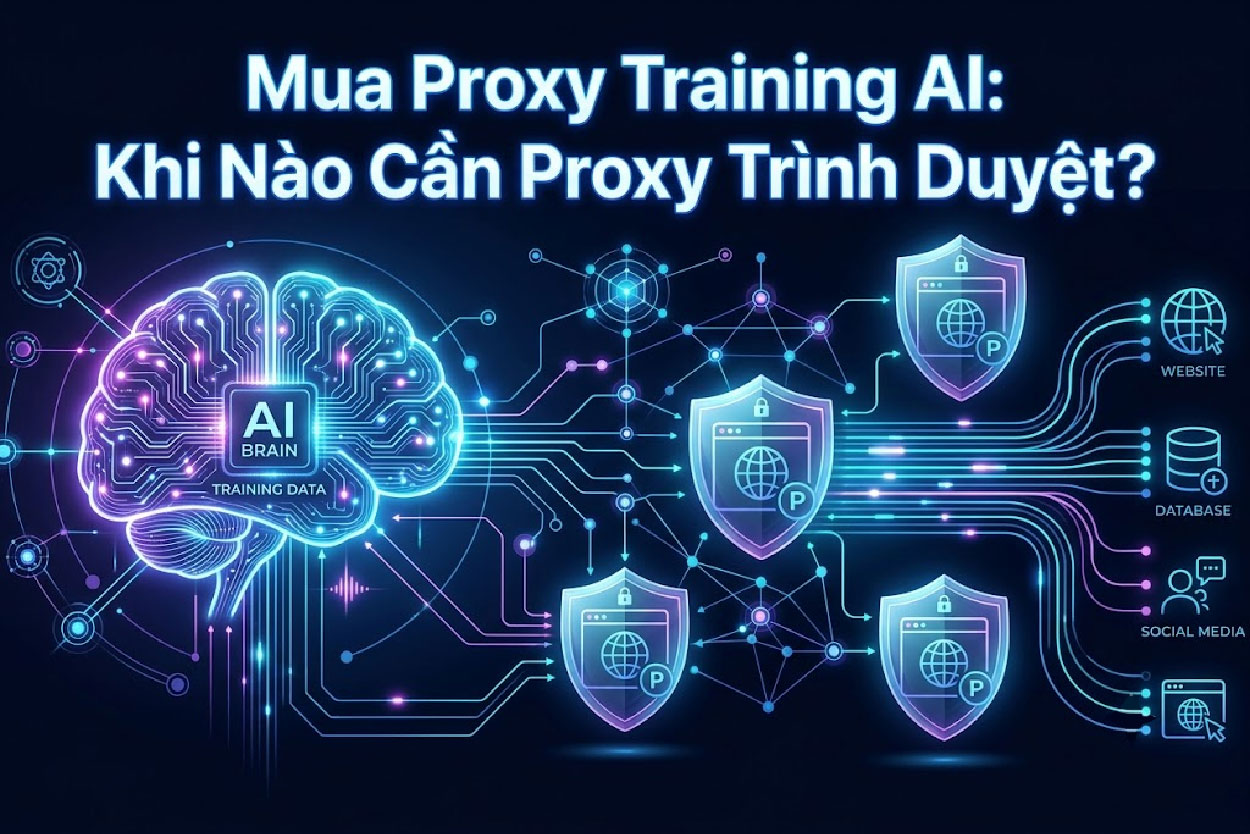 Mua Proxy Training AI: Khi Nào Cần Proxy Trình Duyệt?