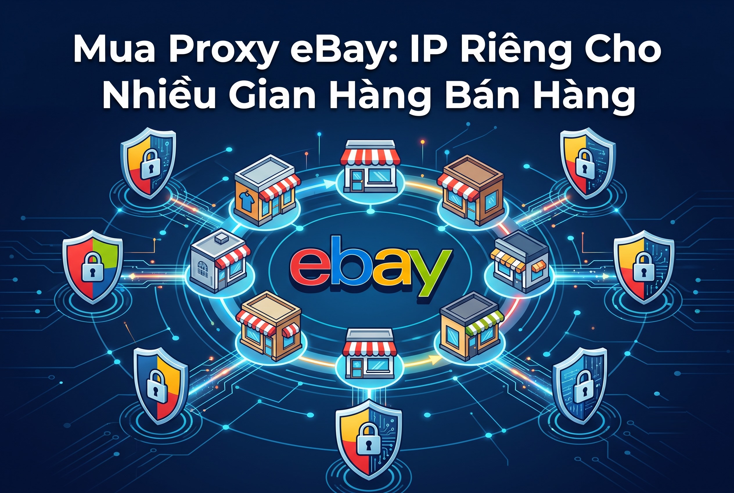 Mua Proxy eBay: IP Riêng Cho Nhiều Gian Hàng Bán Hàng