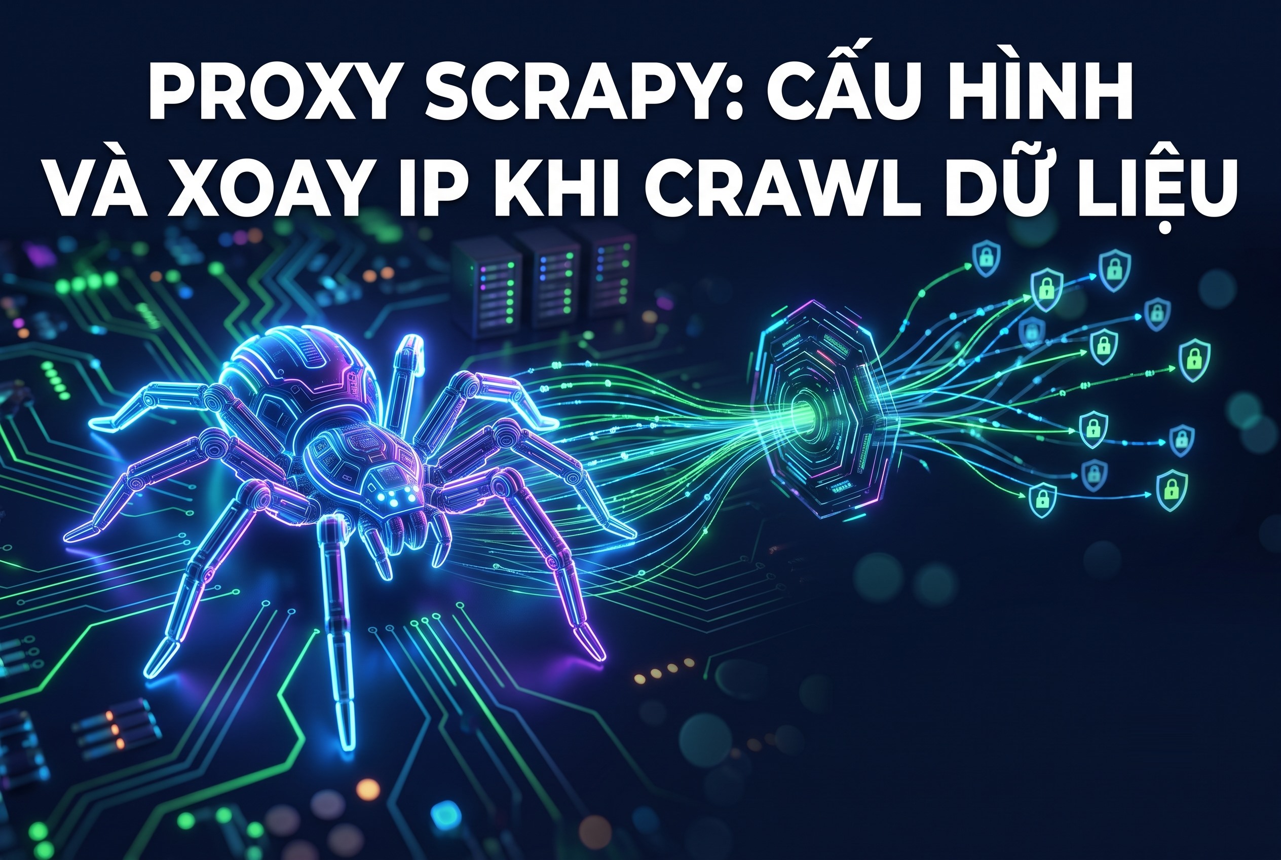 Proxy Scrapy: Cấu Hình Và Xoay IP Khi Crawl Dữ Liệu