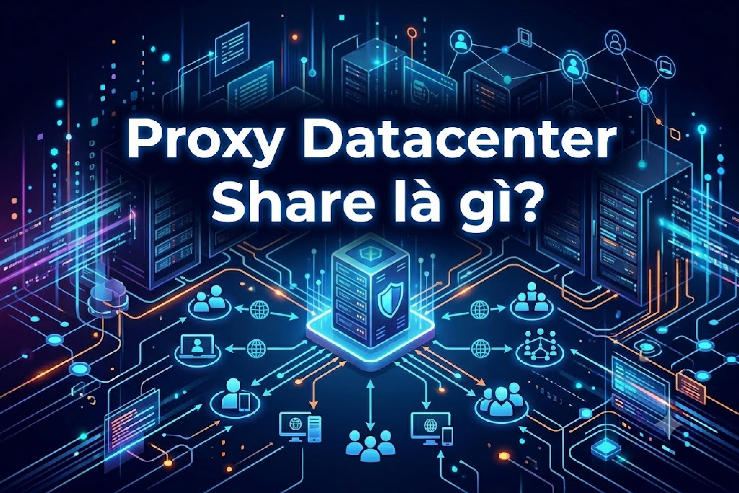 Proxy Datacenter Share là gì? Khi nào nên dùng thay vì proxy dân cư?