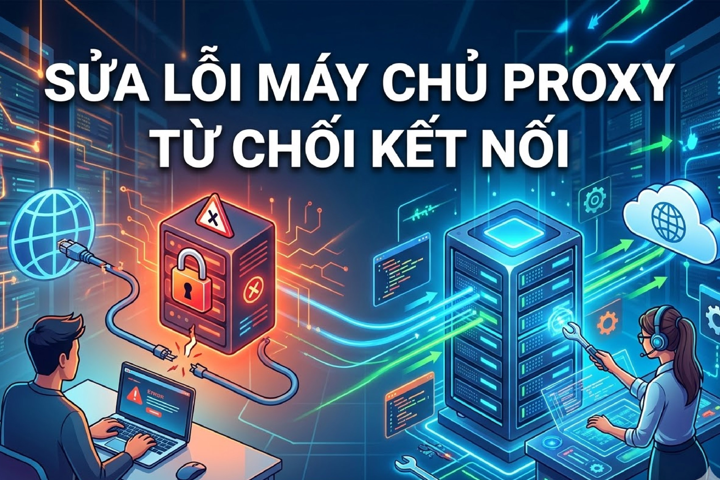 Sửa Lỗi Máy Chủ Proxy Từ Chối Kết Nối Đơn Giản