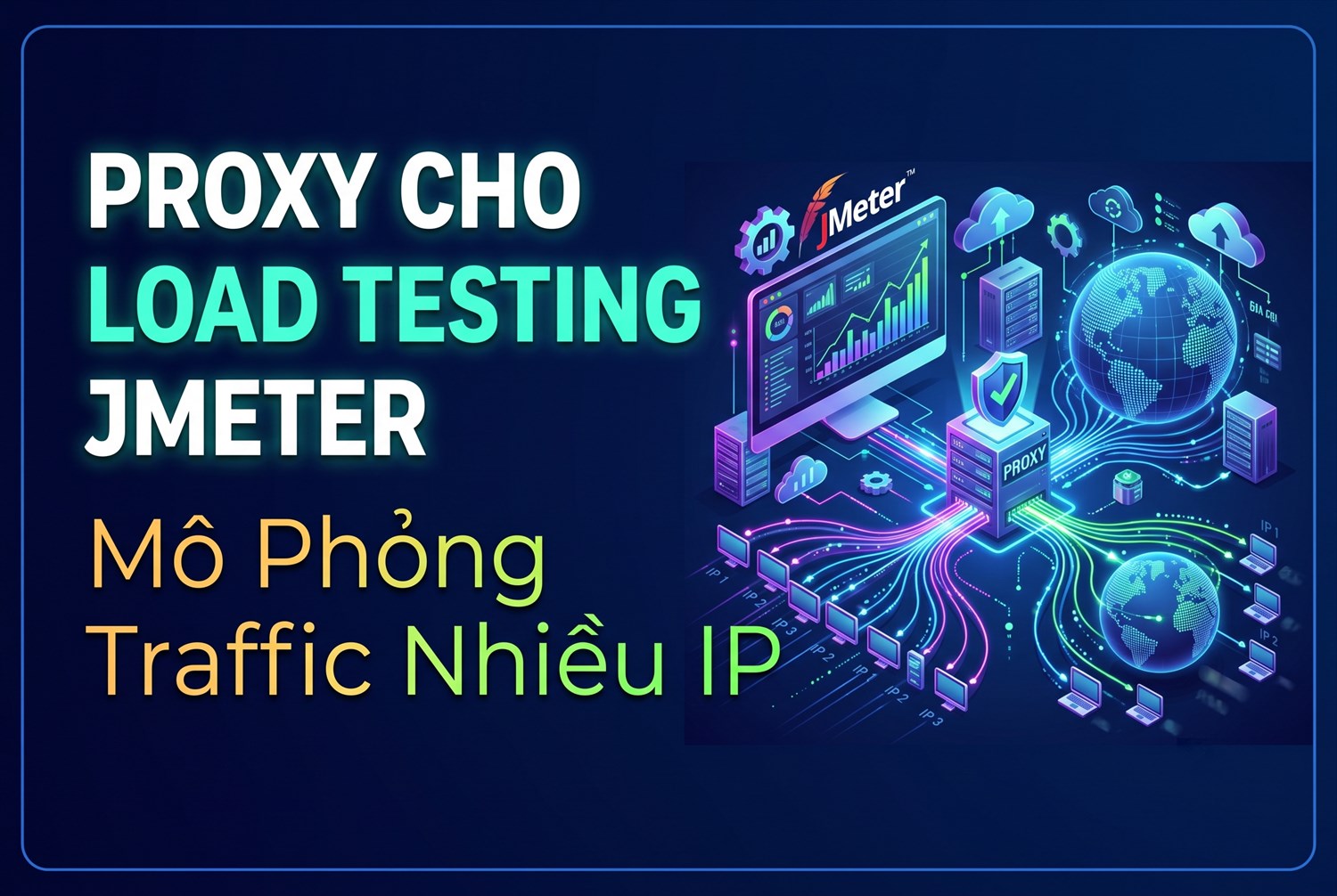 Proxy Cho Load Testing JMeter: Mô Phỏng Traffic Nhiều IP