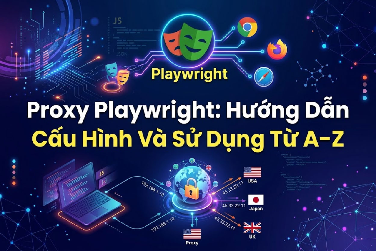 Proxy Playwright: Hướng Dẫn Cấu Hình Và Sử Dụng Từ A–Z