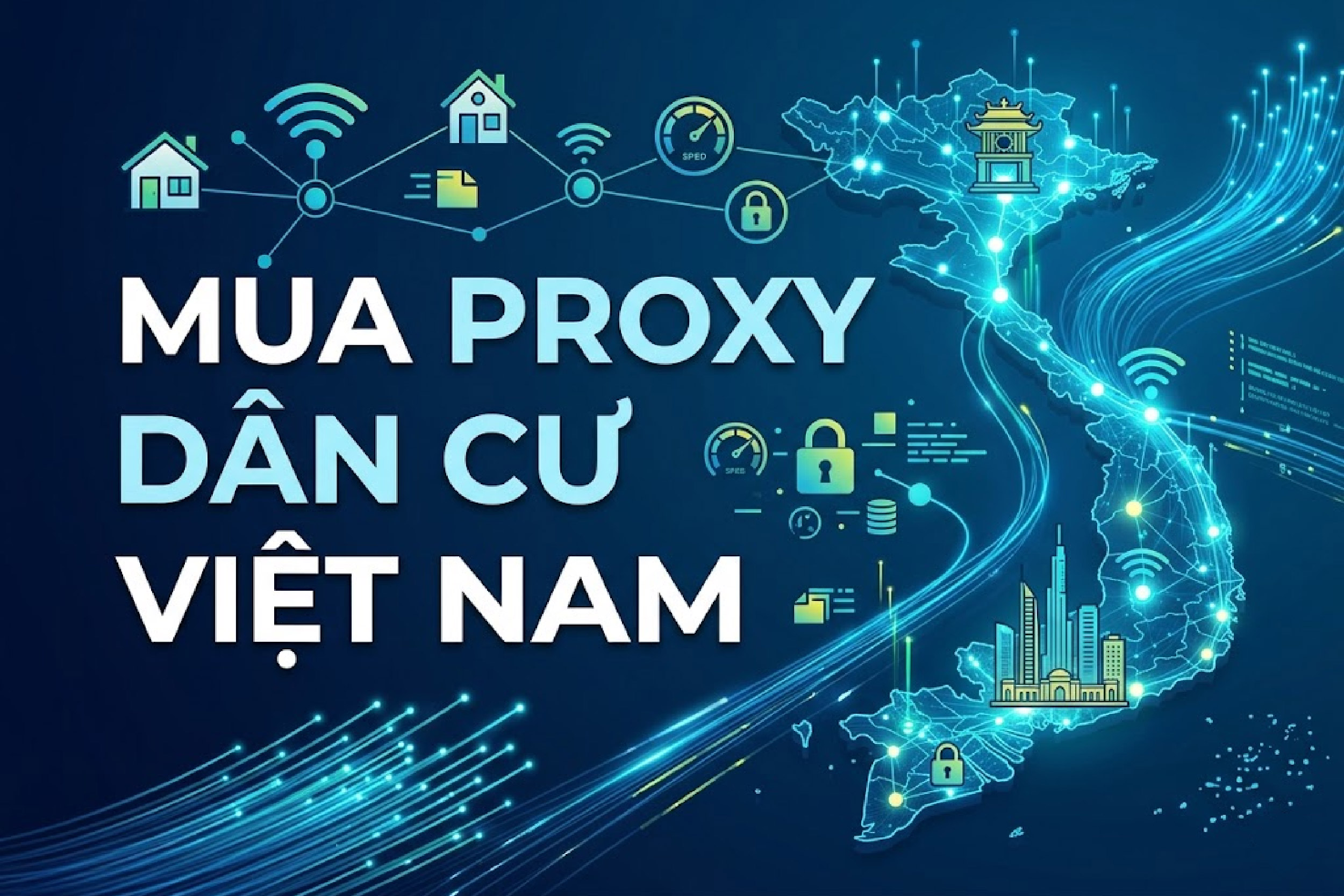 Mua proxy dân cư Việt Nam chạy tool, giảm checkpoint, làm MMO v.v tại ProxyVN