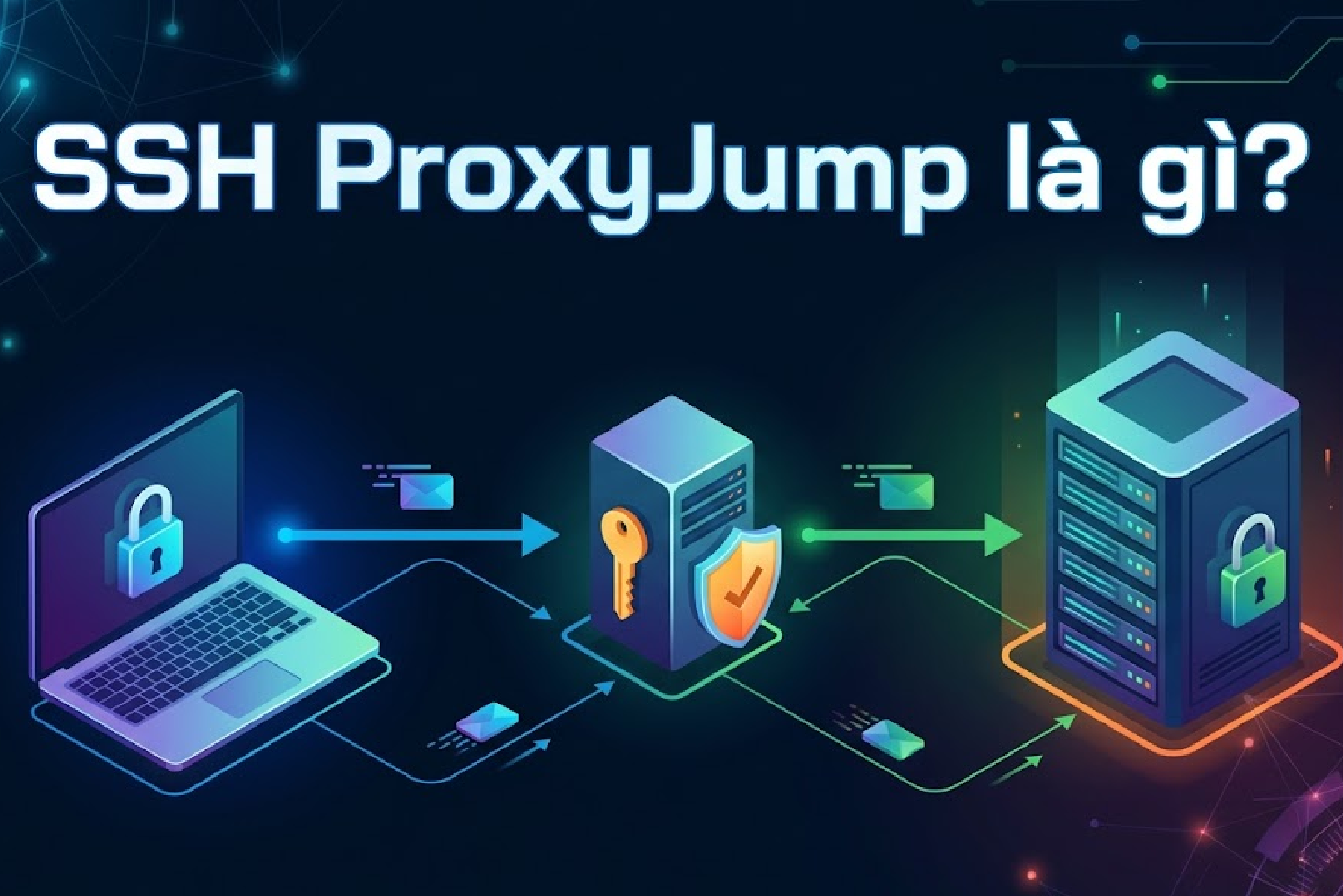 SSH ProxyJump là gì? Kết nối SSH qua máy chủ trung gian