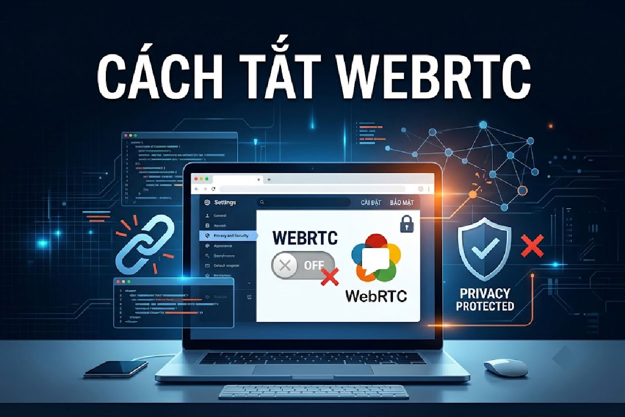 Cách tắt WebRTC trên Chrome, Firefox, Edge và Safari