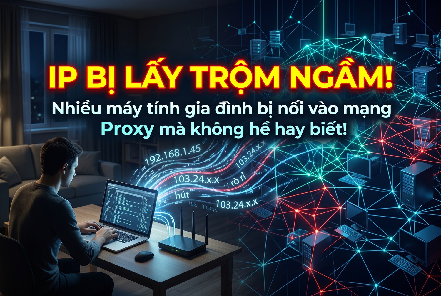 IP lấy từ máy người dùng không hay biết