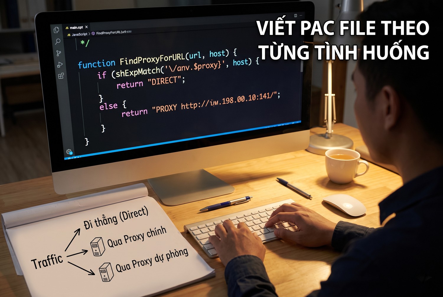 Viết PAC file theo từng tình huống