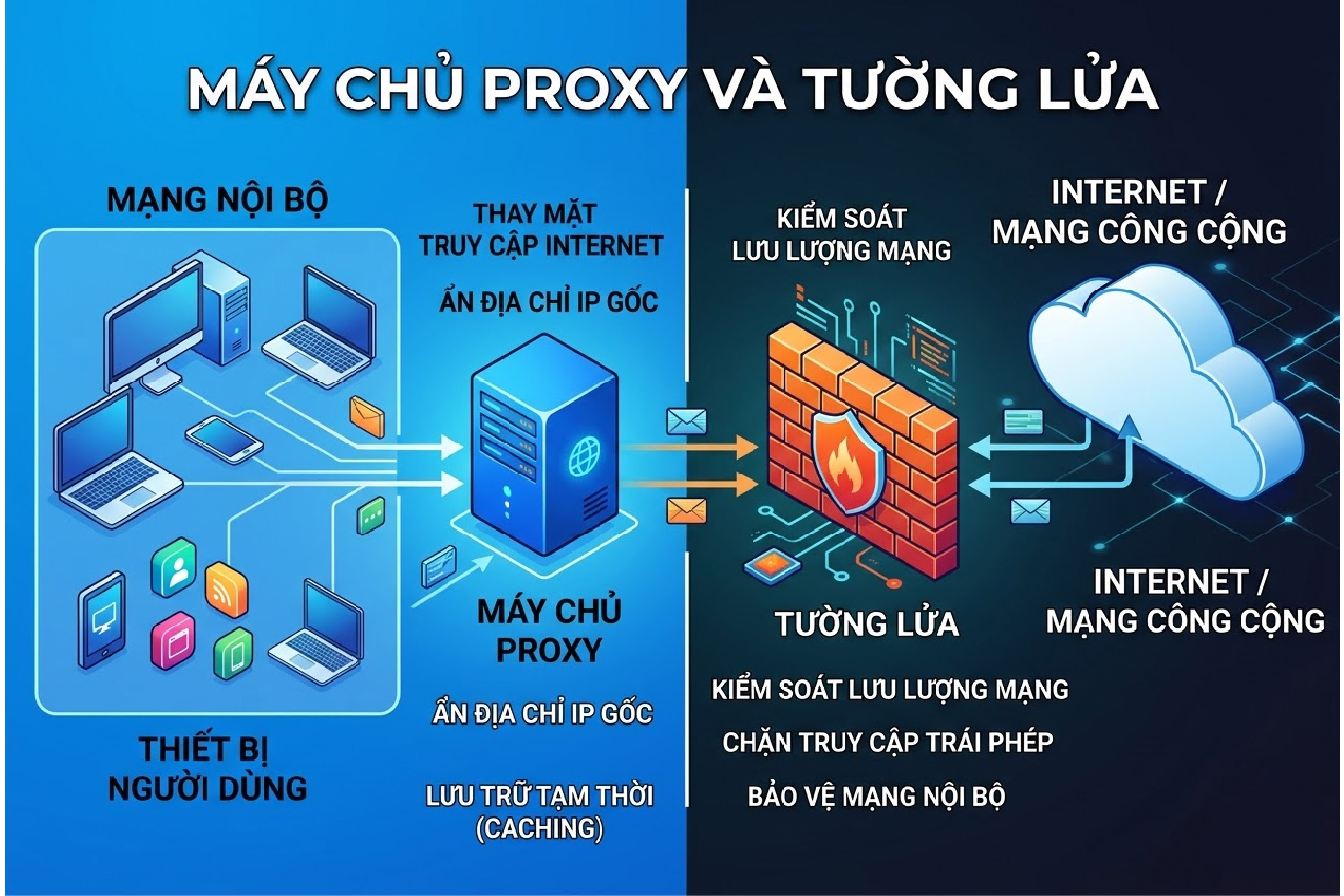Máy chủ proxy và tường lửa