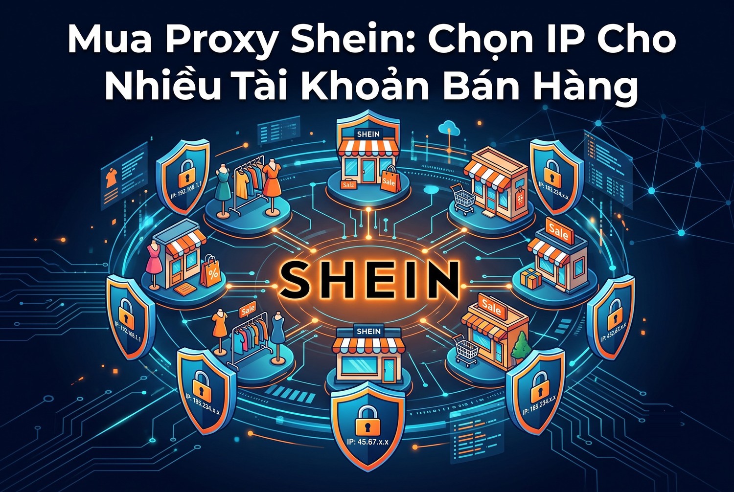 Mua Proxy Shein: Chọn IP Cho Nhiều Tài Khoản Bán Hàng