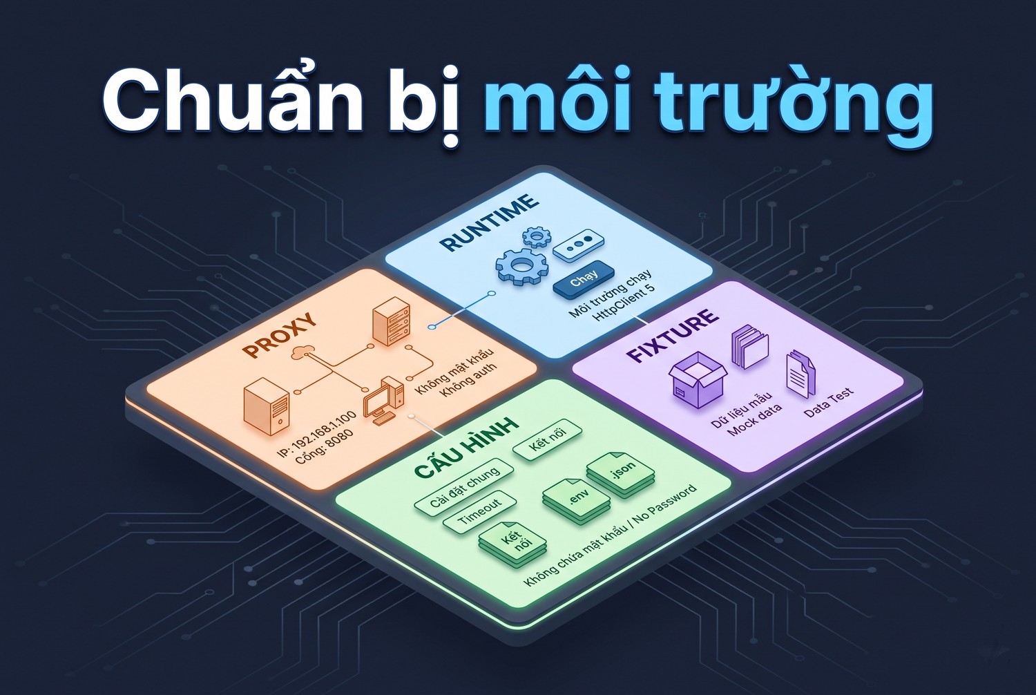 Chuẩn bị môi trường