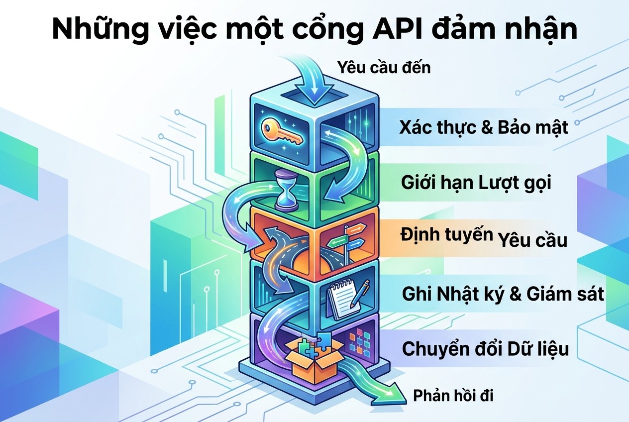 Những việc một cổng API đảm nhận
