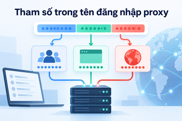 Tham số trong tên đăng nhập proxy