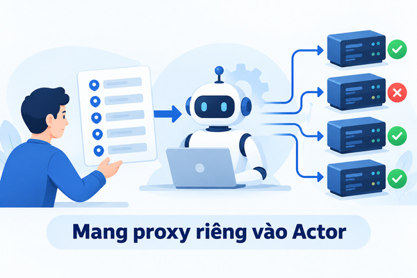 Mang proxy riêng vào Actor