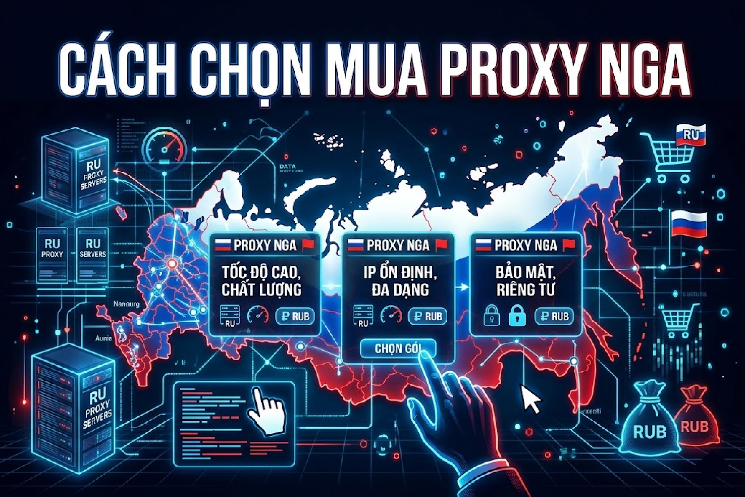 Cách chọn mua Proxy Nga/Proxy RU phù hợp