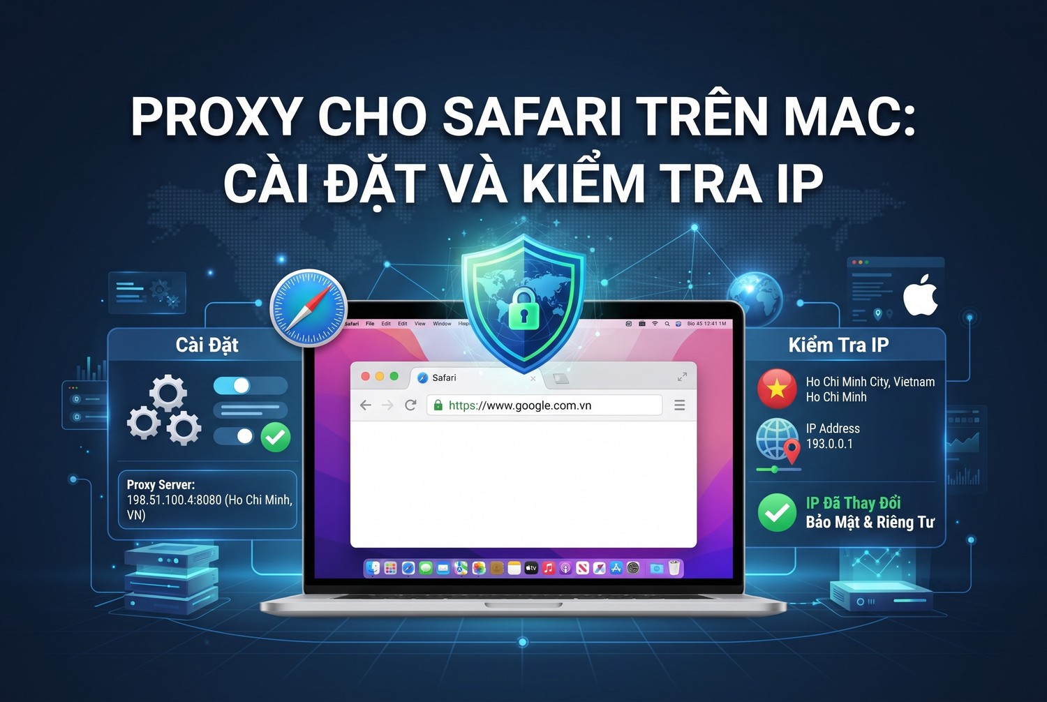 Proxy Cho Safari Trên Mac: Cài Đặt Và Kiểm Tra IP