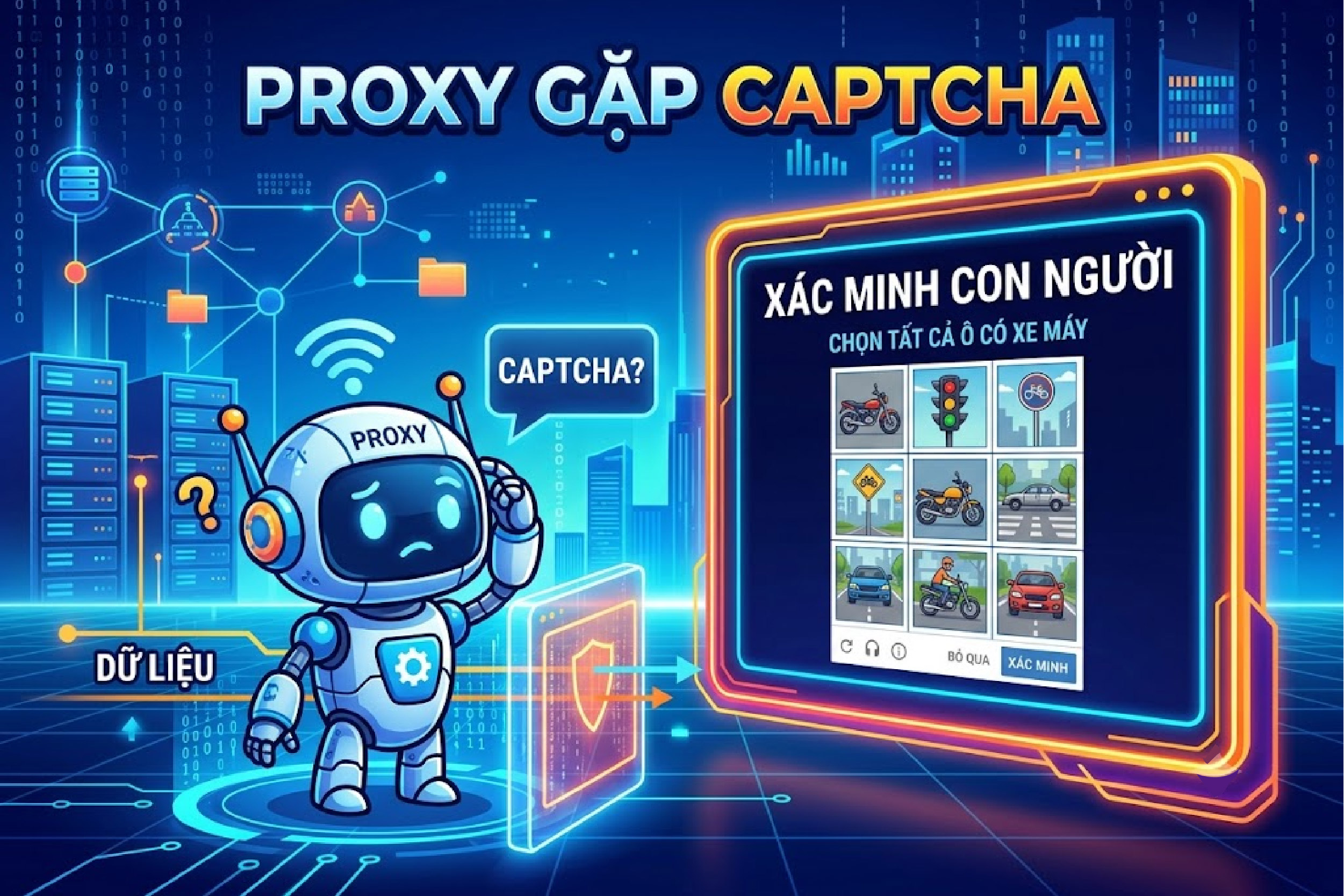 Proxy gặp CAPCHA