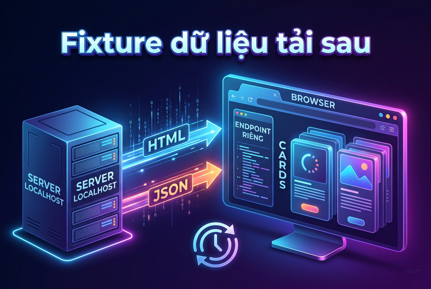 Fixture dữ liệu tải sau