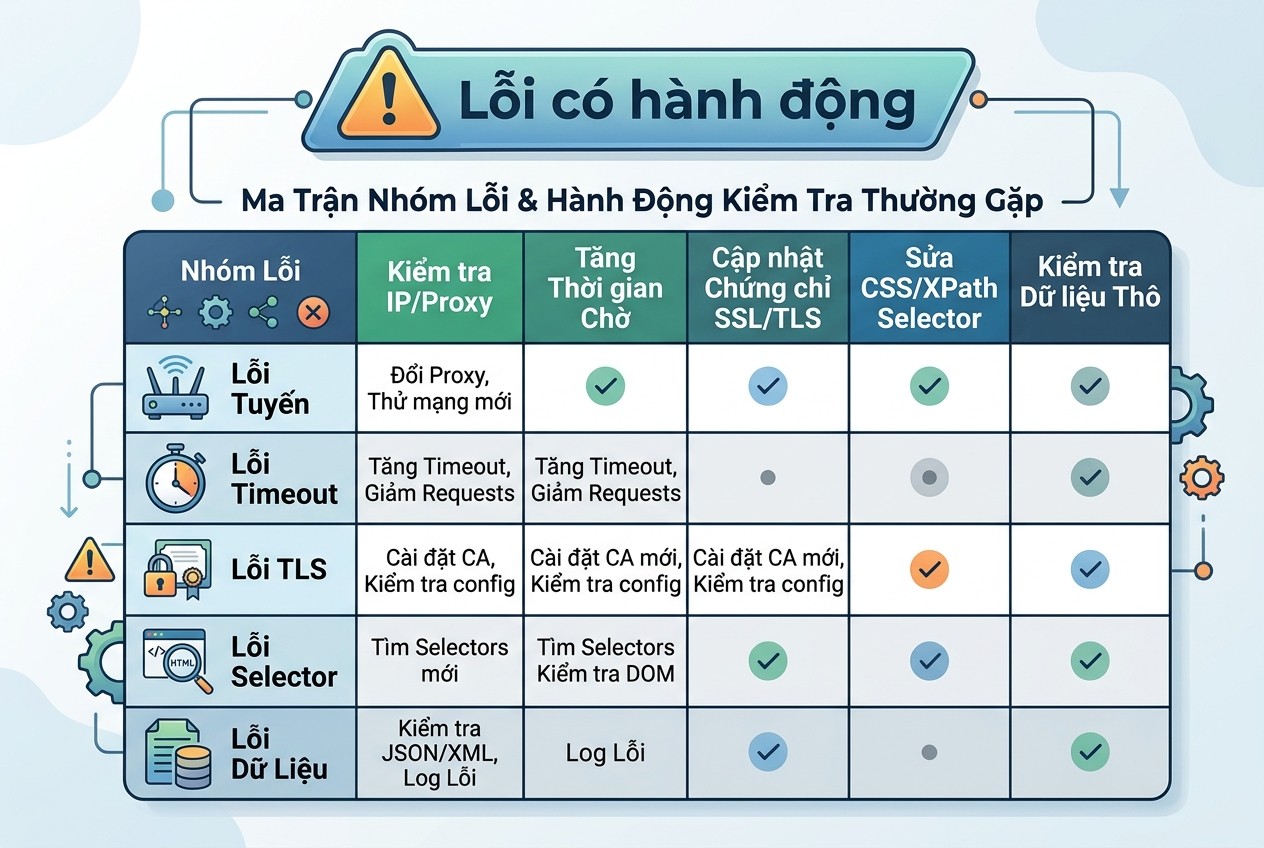 Lỗi có hành động