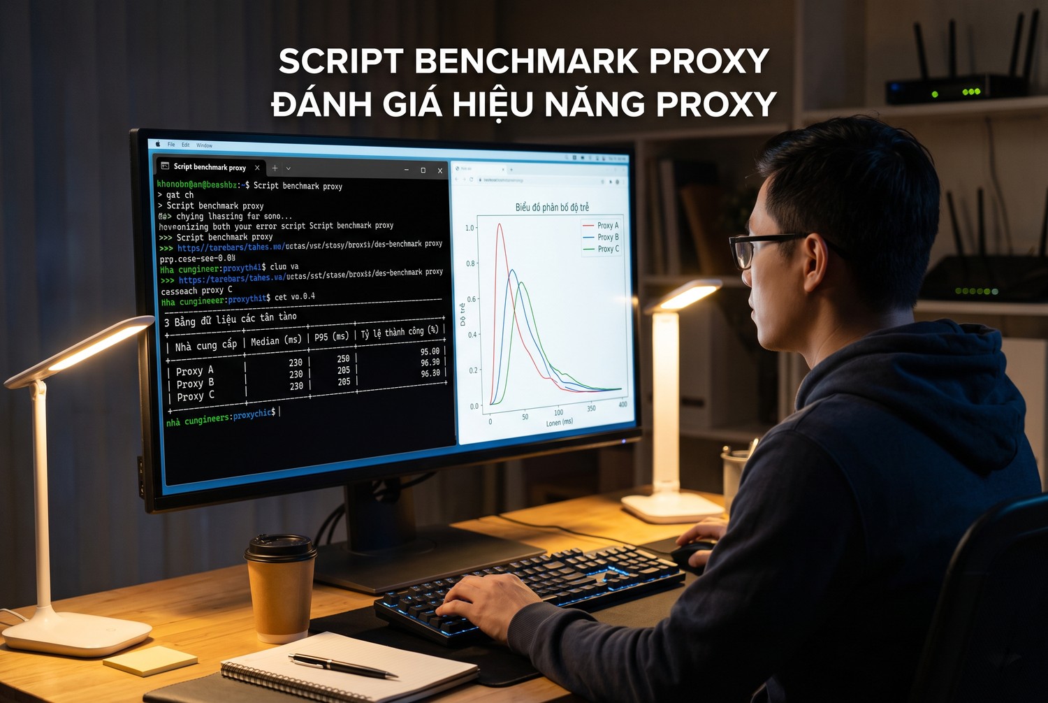 Script benchmark proxy