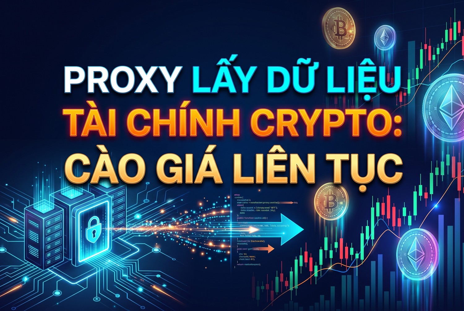 Proxy Lấy Dữ Liệu Tài Chính Crypto: Cào Giá Liên Tục