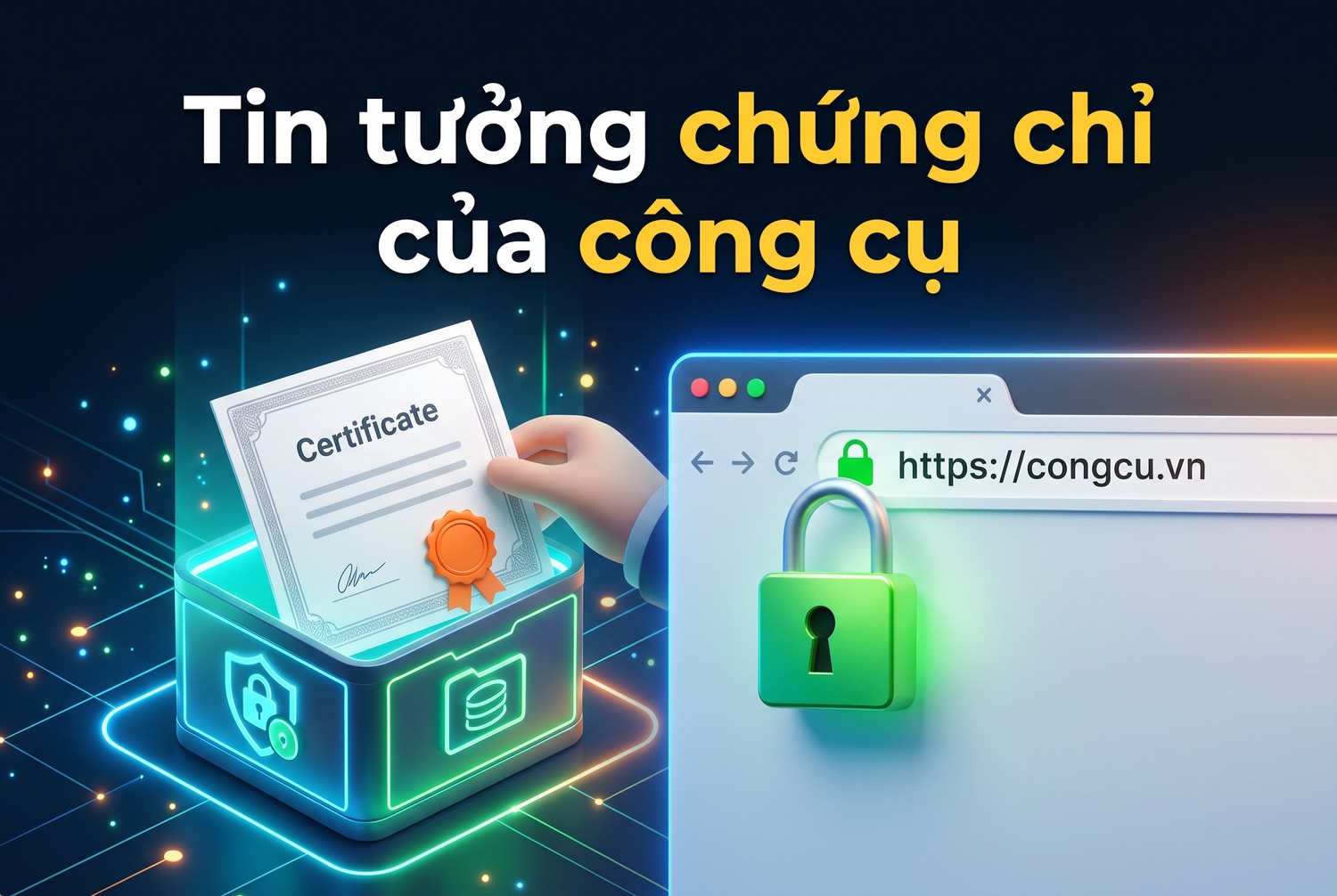 Tin tưởng chứng chỉ của công cụ