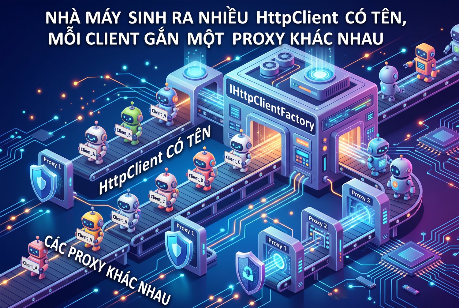 IHttpClientFactory nhiều proxy