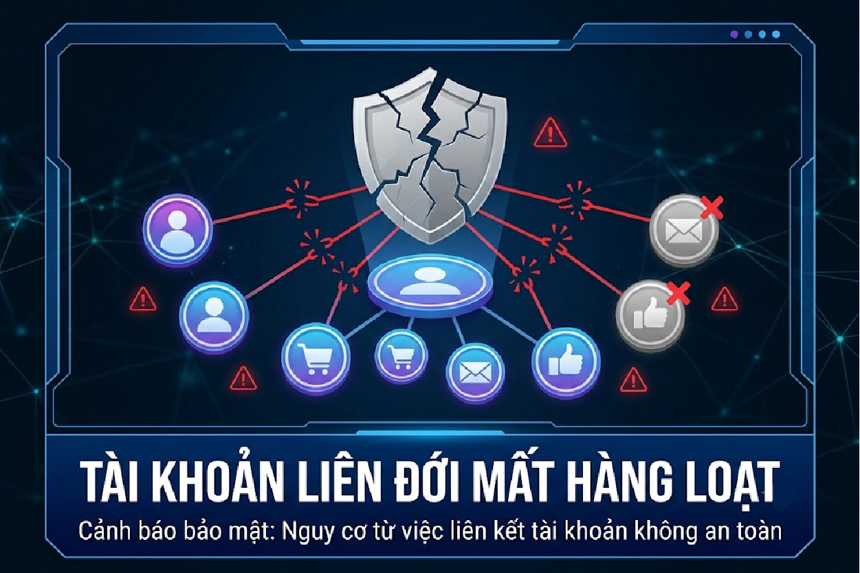 T&agrave;i khoản li&ecirc;n đới mất h&agrave;ng loạt