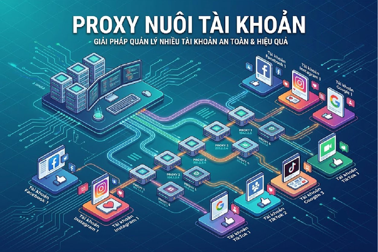 Proxy nu&ocirc;i t&agrave;i khoản