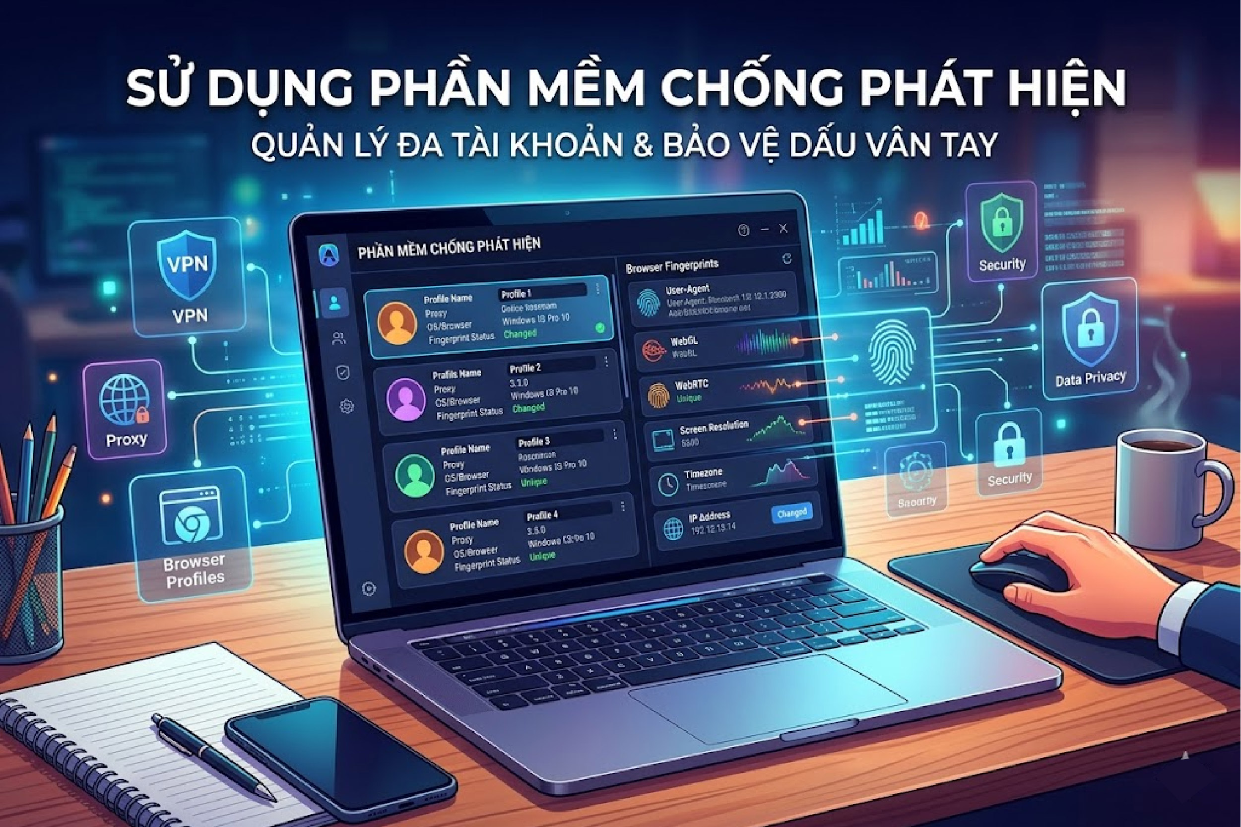 Sử dụng phần mềm chống ph&aacute;t hiện