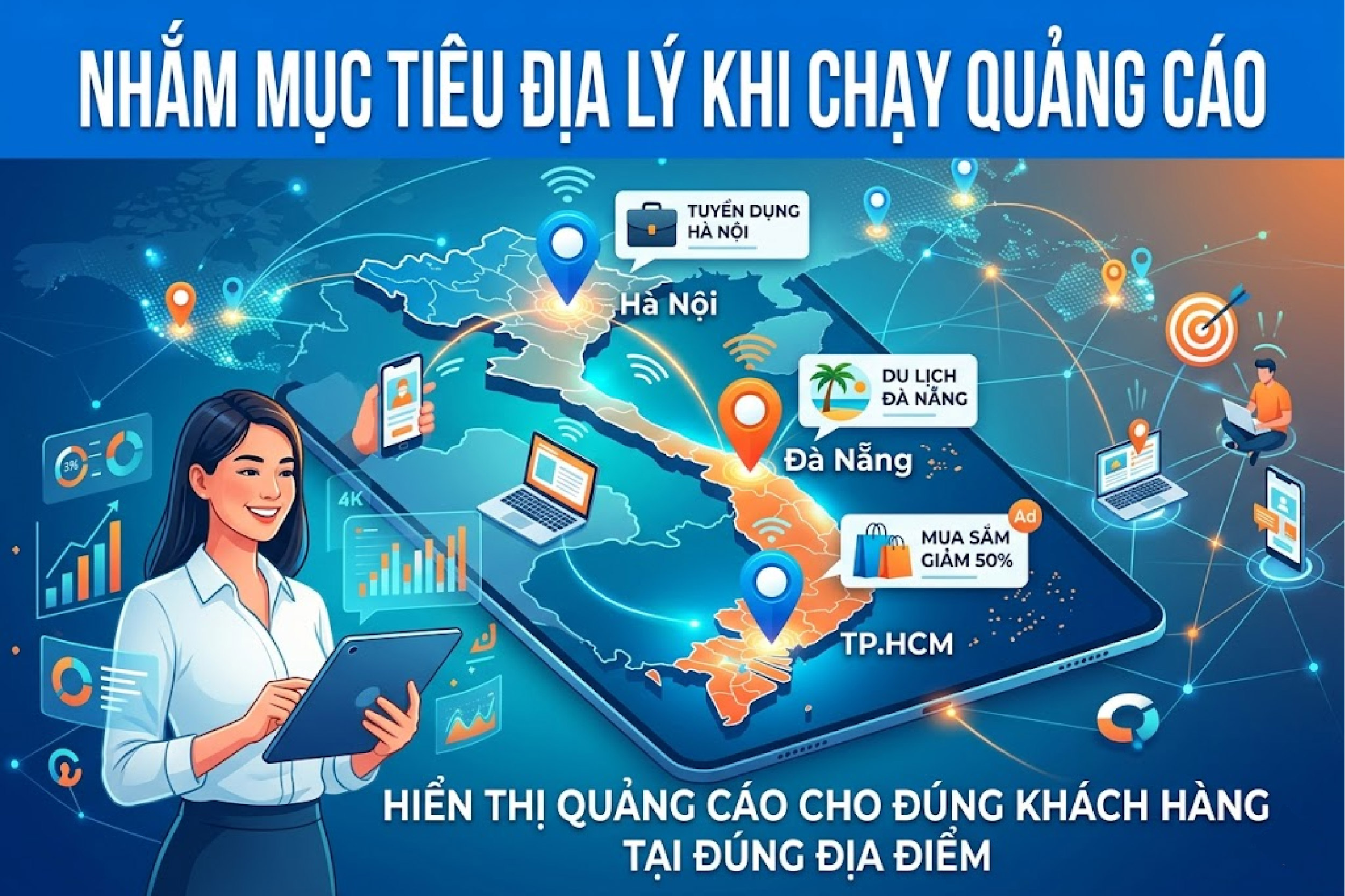 Nhắm mục tiêu địa lý khi chạy quảng cáo
