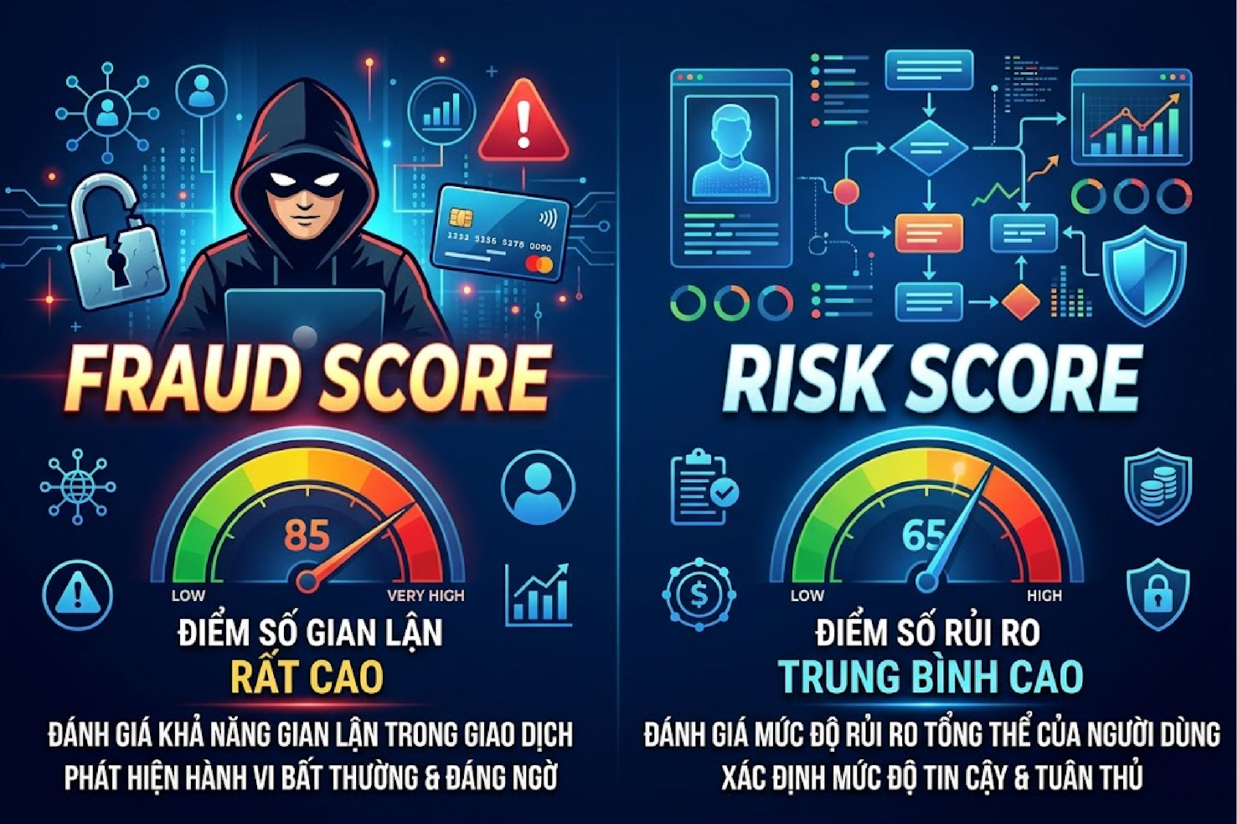 Fraud Score v&agrave; Risk Score