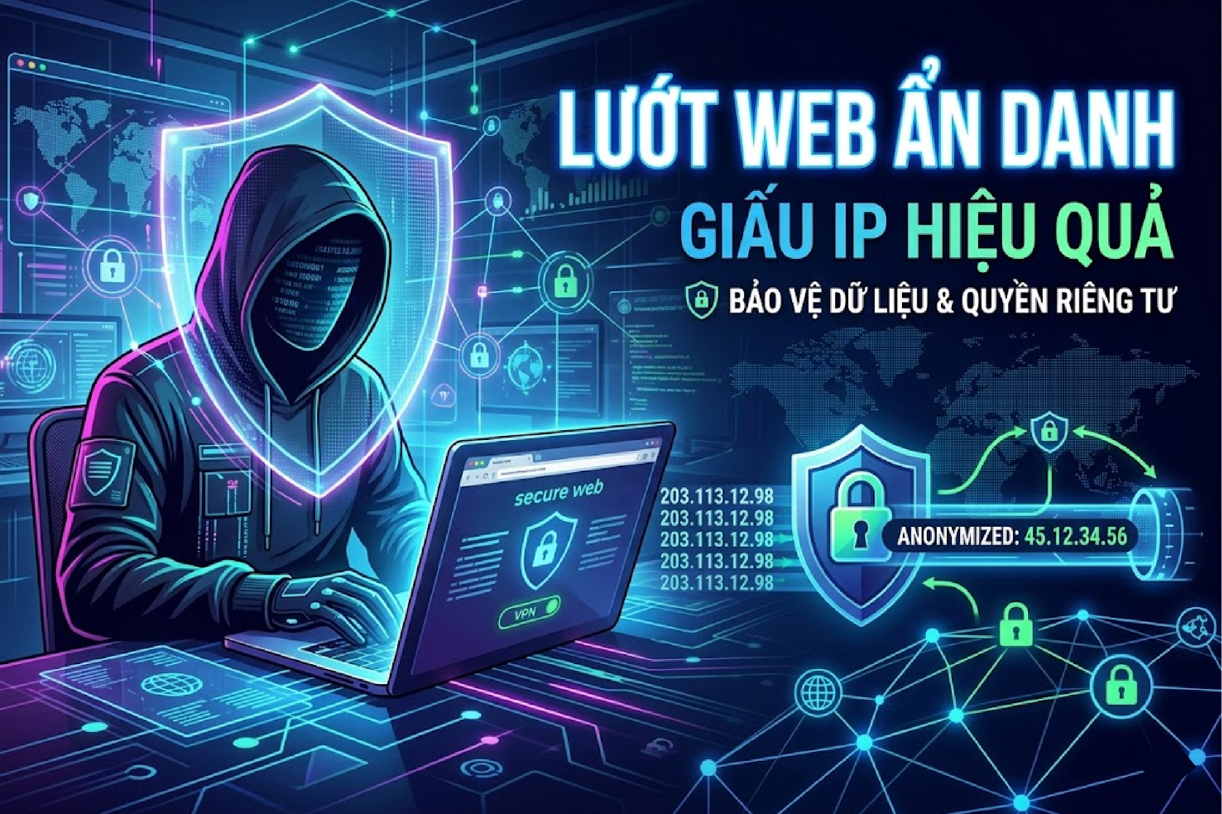 Lướt web ẩn danh giấu IP