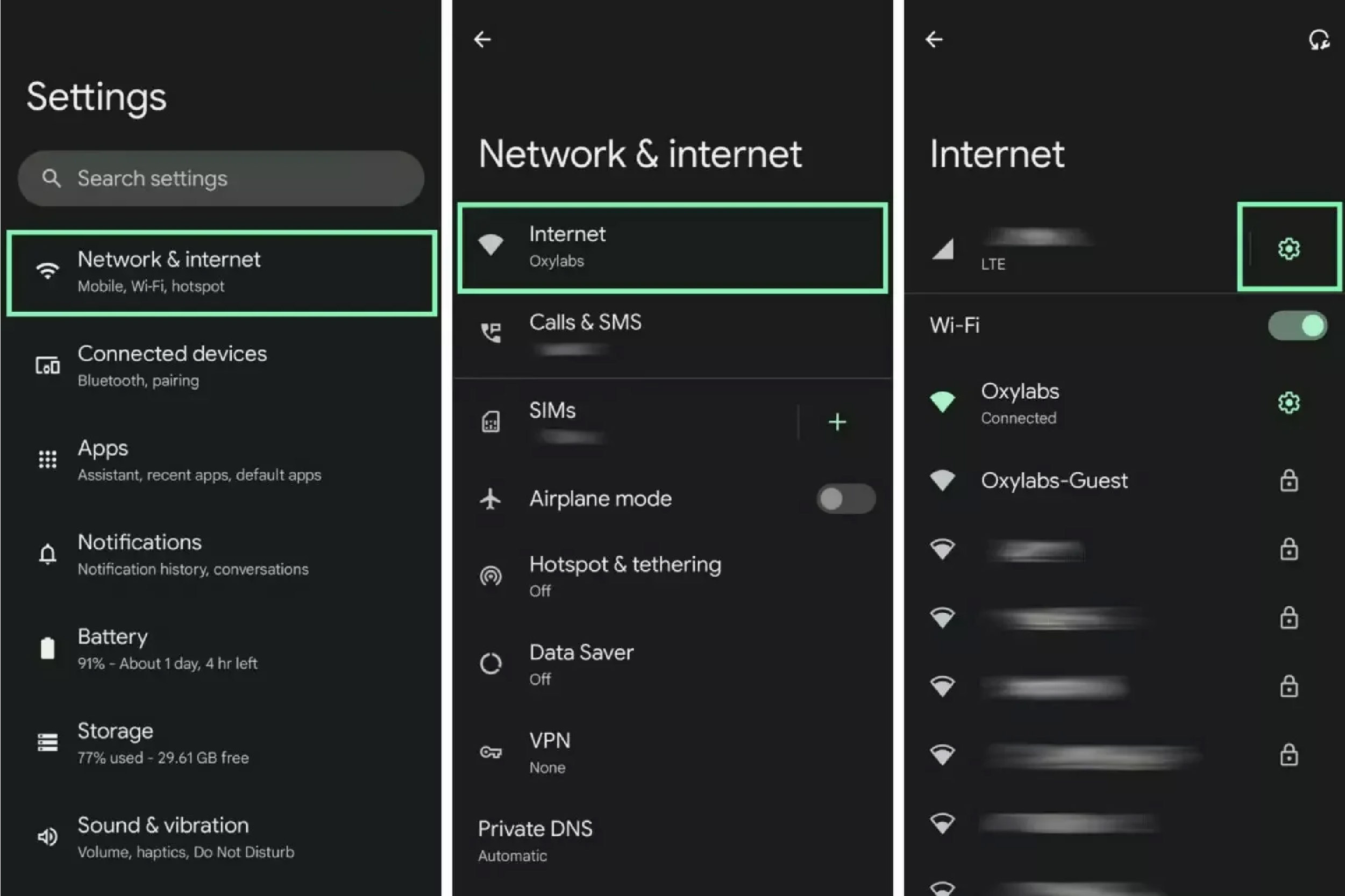 Xem Proxy trên Android