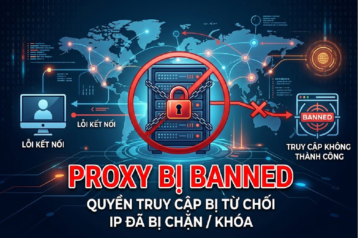 Proxy bị banned