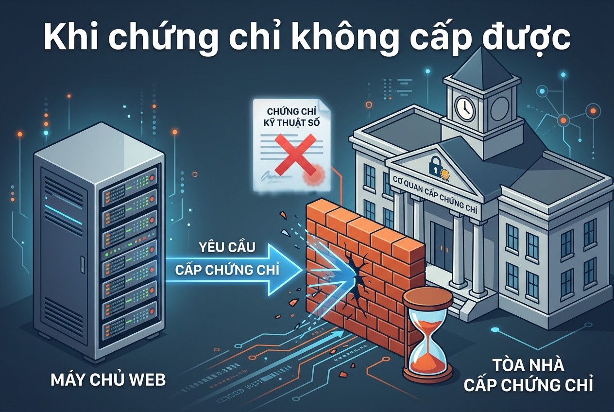 Khi chứng chỉ không cấp được