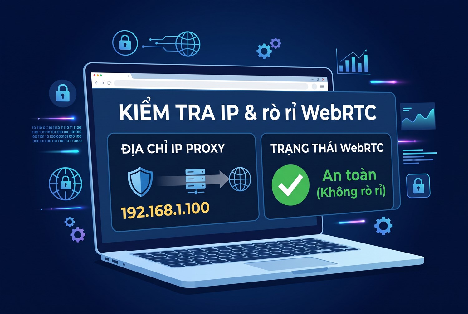 Kiểm tra IP và rò rỉ WebRTC