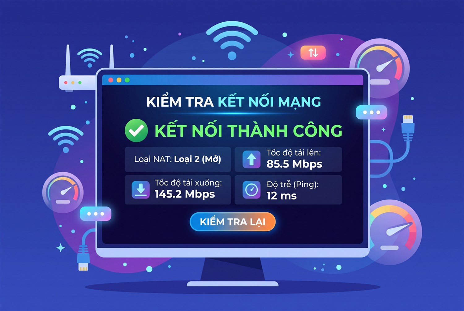 Kiểm tra kết nối