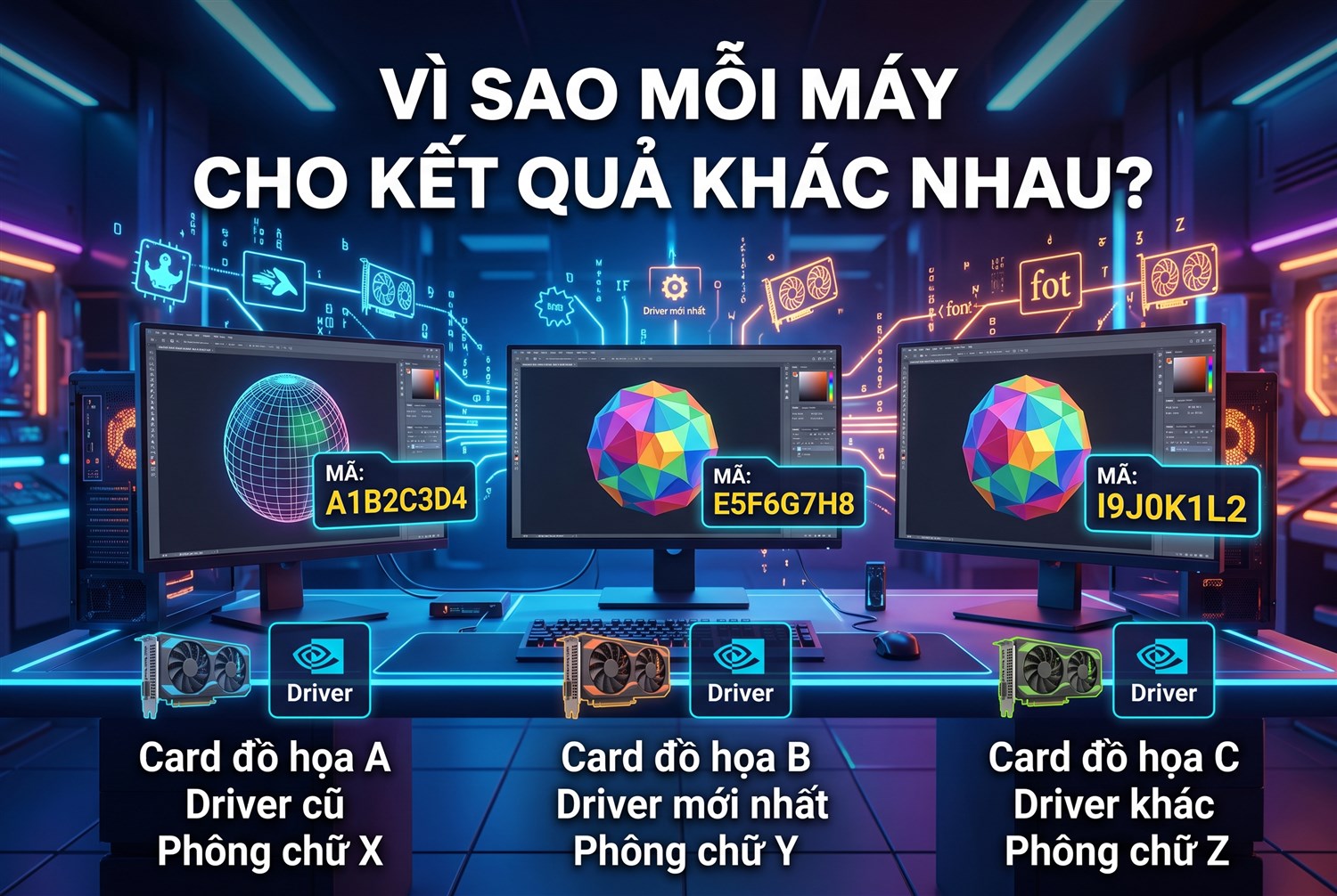 Vì sao mỗi máy cho kết quả khác
