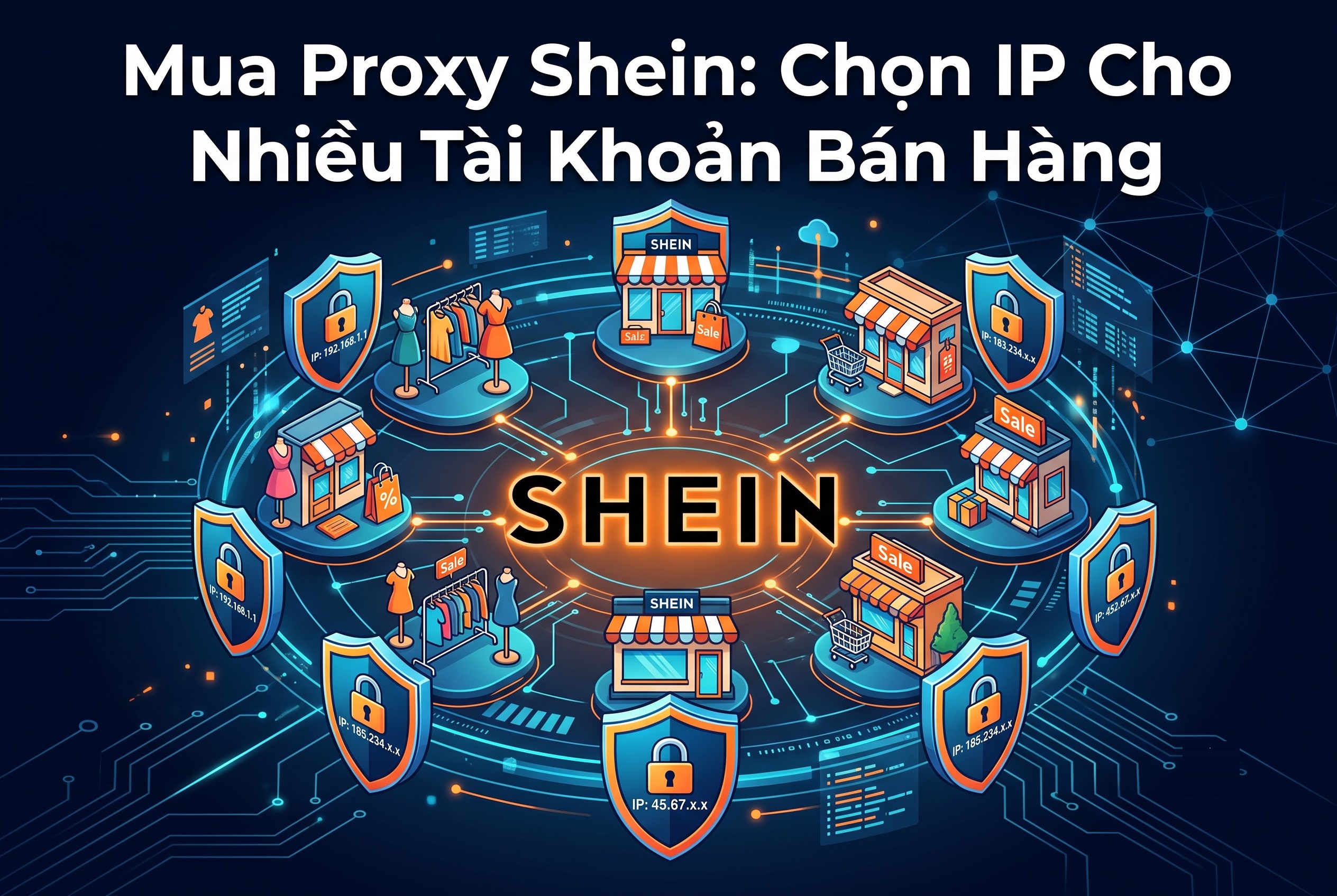 Mua Proxy Shein: Chọn IP Cho Nhiều Tài Khoản Bán Hàng