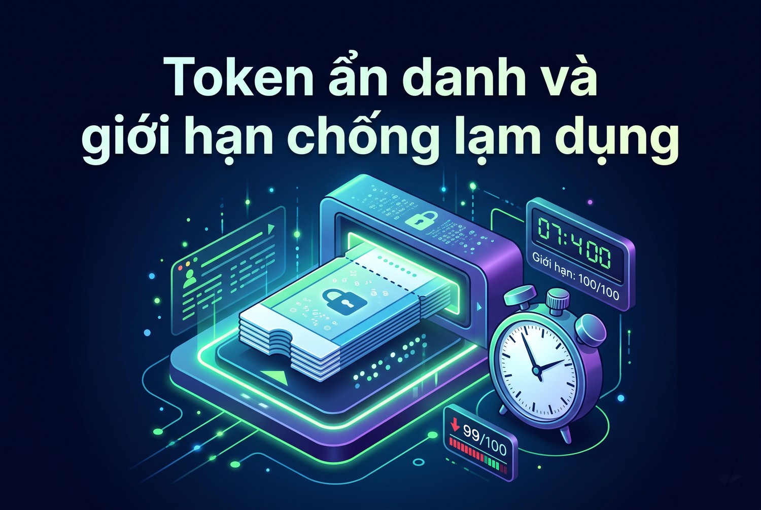 Token ẩn danh và giới hạn chống lạm dụng