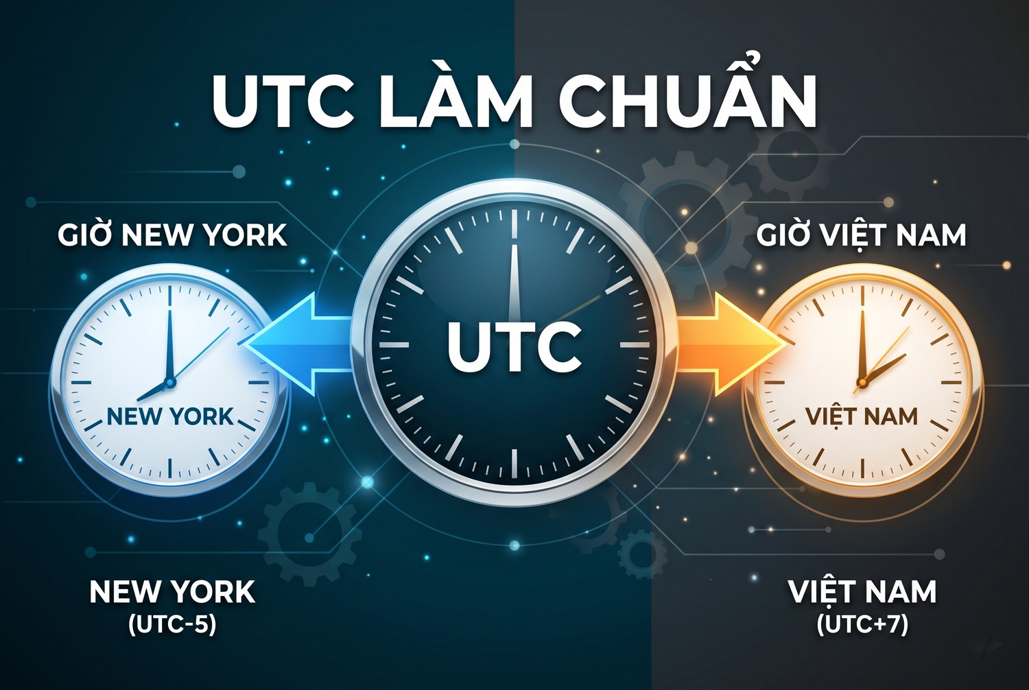 UTC làm chuẩn