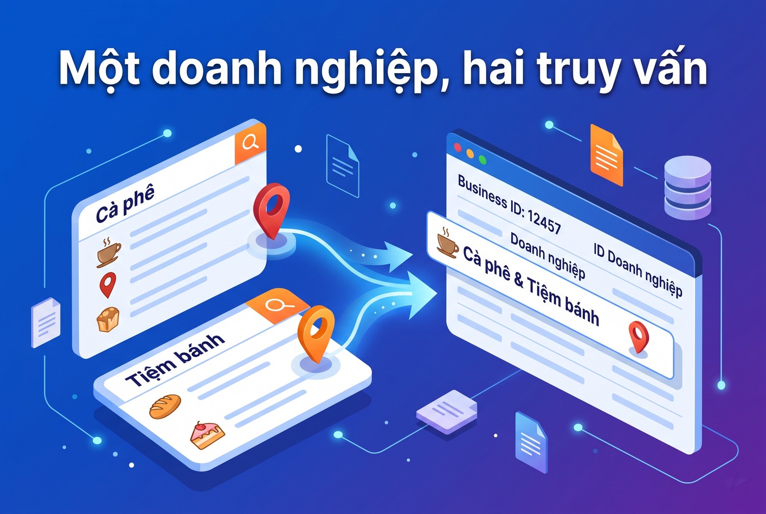 Một doanh nghiệp, hai truy vấn