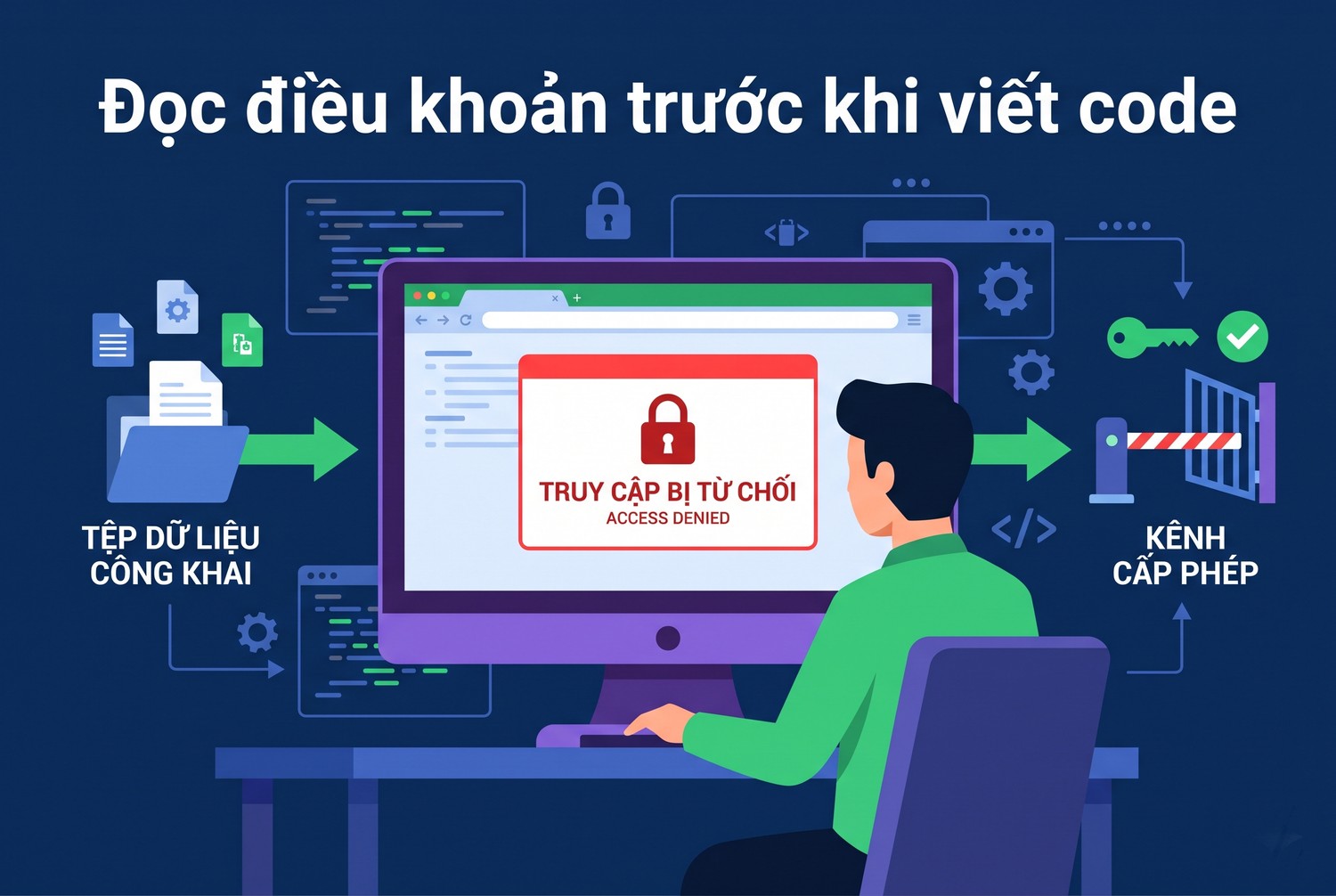 Đọc điều khoản trước khi viết code