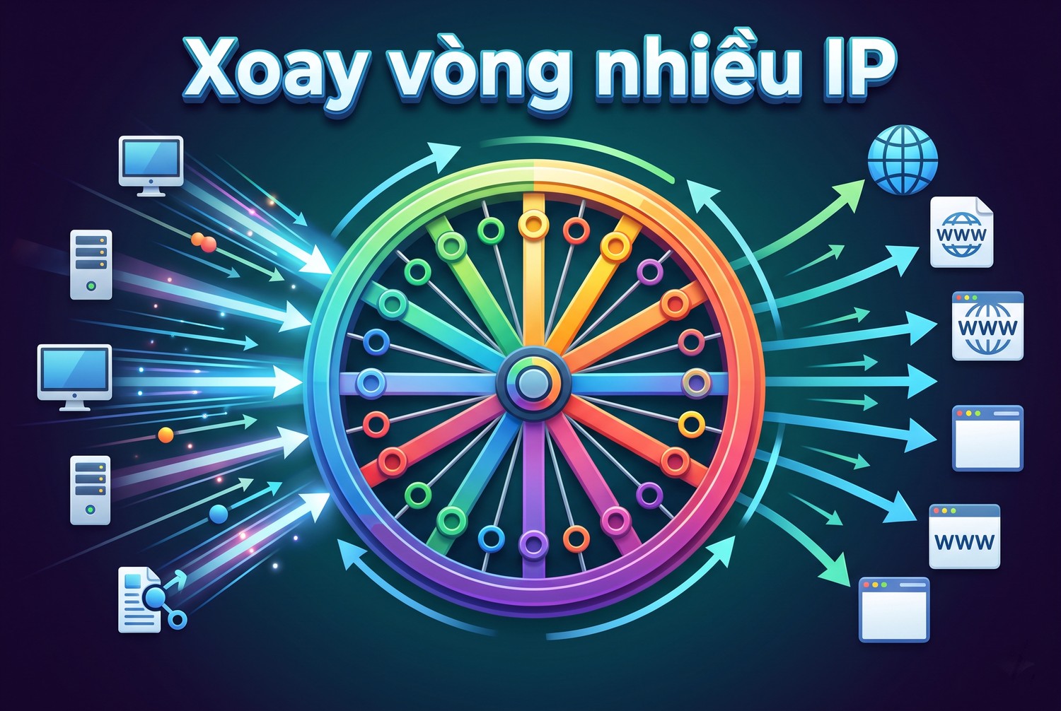 Xoay vòng nhiều IP